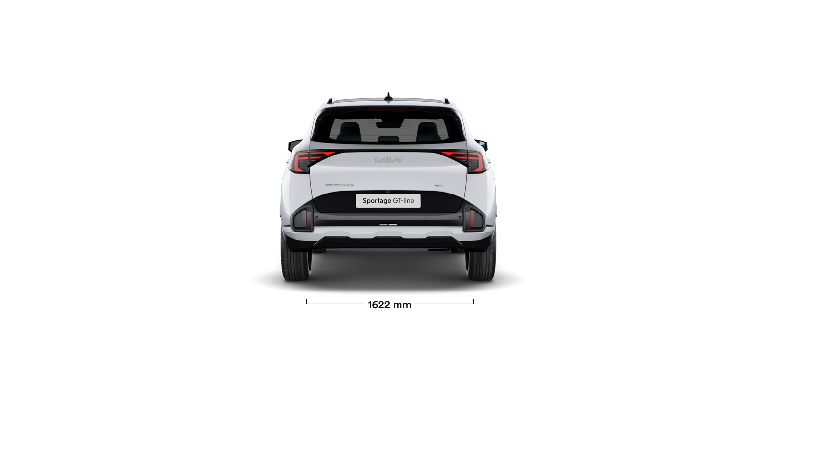 Kia Sportage Abmessungen - Heckansicht